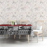 Custom Tonga Rugby Mate Ma'a Tablecloth Tonga XIII Make History Pacific Champions