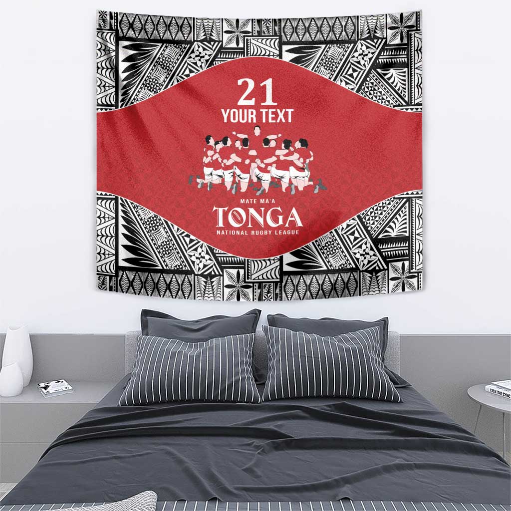 Custom Tonga Rugby Mate Ma'a Tapestry Tonga XIII Make History Pacific Champions LT9 - Polynesian Pride