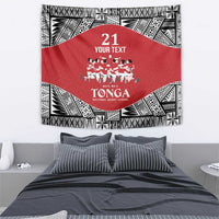 Custom Tonga Rugby Mate Ma'a Tapestry Tonga XIII Make History Pacific Champions LT9 - Polynesian Pride