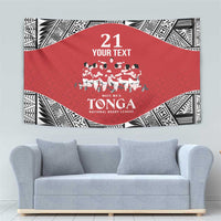 Custom Tonga Rugby Mate Ma'a Tapestry Tonga XIII Make History Pacific Champions LT9 - Polynesian Pride