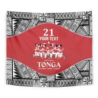 Custom Tonga Rugby Mate Ma'a Tapestry Tonga XIII Make History Pacific Champions LT9 - Polynesian Pride