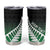 Green Silver Fern Spirit Taniko Tukutuku Personalised Tumbler Cup