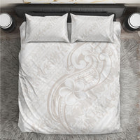 Hawaii Plumeria Lokelani Pikake Lei Bedding Set Sandy Beige Polynesian Tattoo LT9 Beige - Polynesian Pride