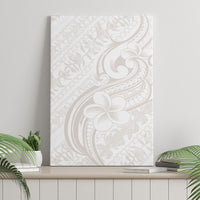 Hawaii Plumeria Lokelani Pikake Lei Canvas Wall Art Sandy Beige Polynesian Tattoo LT9 - Polynesian Pride
