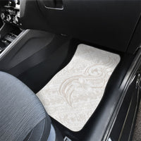 Hawaii Plumeria Lokelani Pikake Lei Car Mats Sandy Beige Polynesian Tattoo