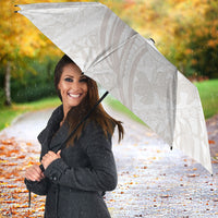 Hawaii Plumeria Lokelani Pikake Lei Umbrella Sandy Beige Polynesian Tattoo