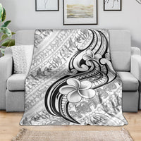 Hawaii Plumeria Lokelani Pikake Lei Blanket Ele'ele Polynesian Tattoo