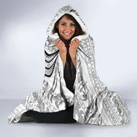 Hawaii Plumeria Lokelani Pikake Lei Hooded Blanket Ele'ele Polynesian Tattoo