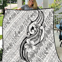 Hawaii Plumeria Lokelani Pikake Lei Quilt Ele'ele Polynesian Tattoo