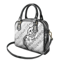 Hawaii Plumeria Lokelani Pikake Lei Shoulder Handbag Ele'ele Polynesian Tattoo