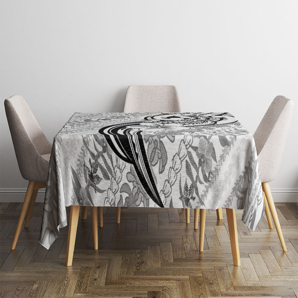 Hawaii Plumeria Lokelani Pikake Lei Tablecloth Ele'ele Polynesian Tattoo