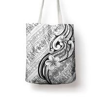 Hawaii Plumeria Lokelani Pikake Lei Tote Bag Ele'ele Polynesian Tattoo