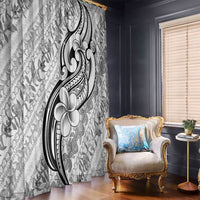 Hawaii Plumeria Lokelani Pikake Lei Window Curtain Ele'ele Polynesian Tattoo LT9 - Polynesian Pride