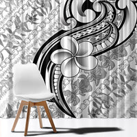 Hawaii Plumeria Lokelani Pikake Lei Window Curtain Ele'ele Polynesian Tattoo LT9 - Polynesian Pride