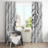 Hawaii Plumeria Lokelani Pikake Lei Window Curtain Ele'ele Polynesian Tattoo LT9 - Polynesian Pride