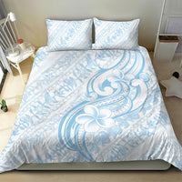 Hawaii Plumeria Lokelani Pikake Lei Bedding Set Uliuli Polynesian Tattoo