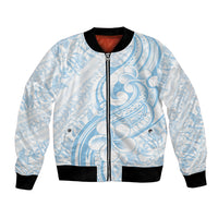 Hawaii Plumeria Lokelani Pikake Lei Bomber Jacket Uliuli Polynesian Tattoo