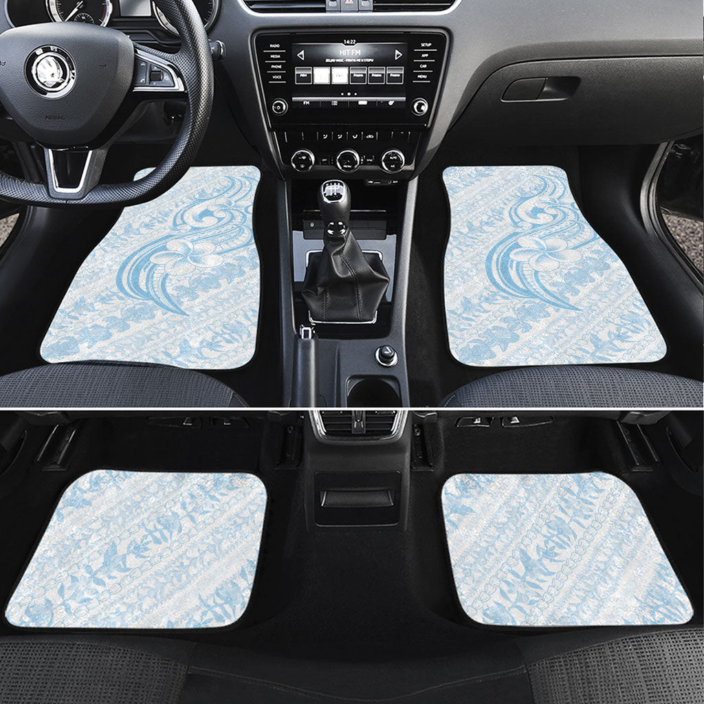 Hawaii Plumeria Lokelani Pikake Lei Car Mats Uliuli Polynesian Tattoo
