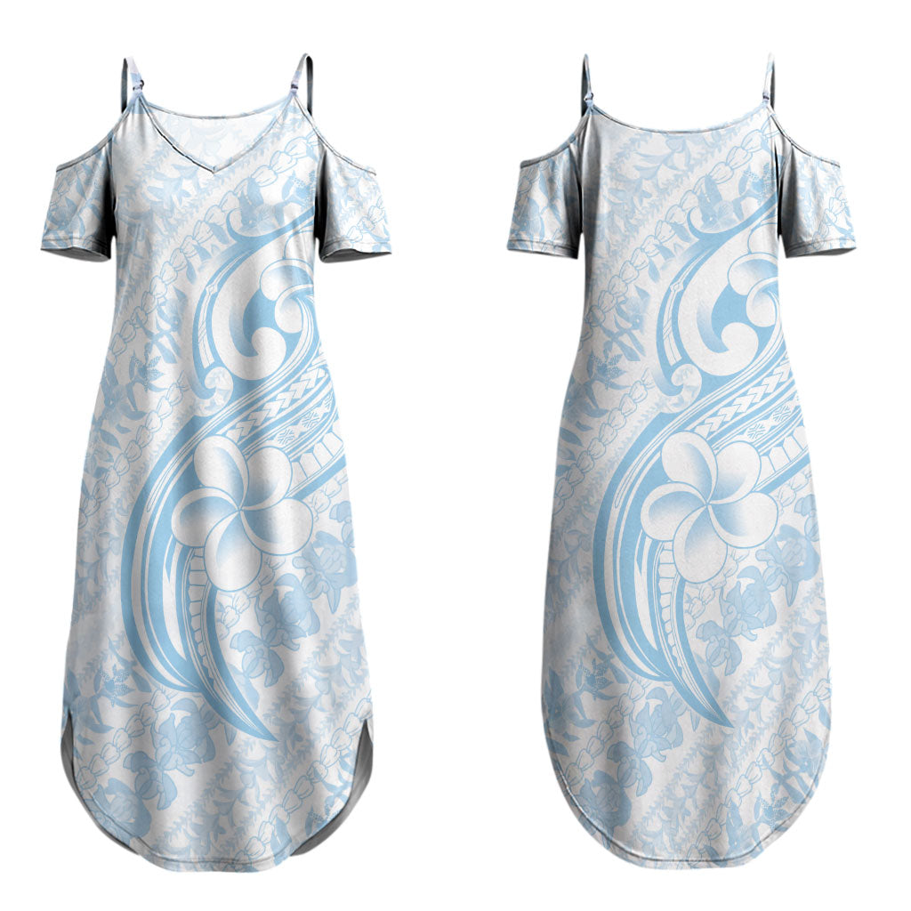 Hawaii Plumeria Lokelani Pikake Lei Couples Matching Summer Maxi Dress and Hawaiian Shirt Uliuli Polynesian Tattoo LT9 - Polynesian Pride