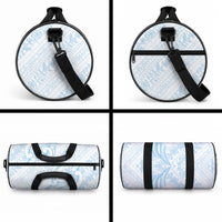 Hawaii Plumeria Lokelani Pikake Lei Duffle Bag Uliuli Polynesian Tattoo LT9 - Polynesian Pride