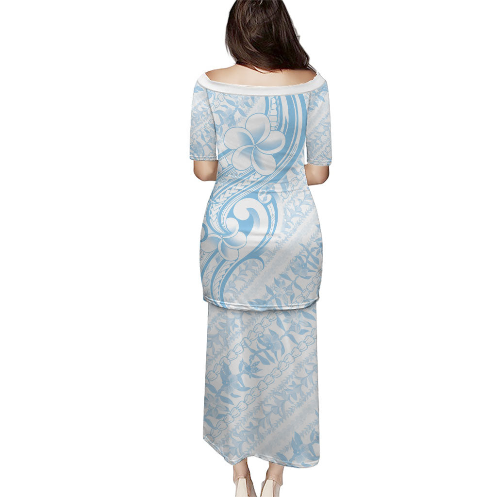 Hawaii Plumeria Lokelani Pikake Lei Family Matching Puletasi and Hawaiian Shirt Uliuli Polynesian Tattoo LT9 - Polynesian Pride