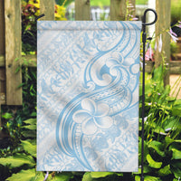 Hawaii Plumeria Lokelani Pikake Lei Garden Flag Uliuli Polynesian Tattoo LT9 Garden Flag Blue - Polynesian Pride