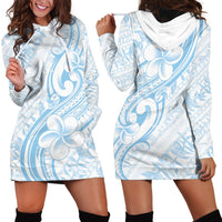 Hawaii Plumeria Lokelani Pikake Lei Hoodie Dress Uliuli Polynesian Tattoo LT9 - Polynesian Pride