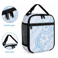 Hawaii Plumeria Lokelani Pikake Lei Lunch Bag Uliuli Polynesian Tattoo LT9 - Polynesian Pride