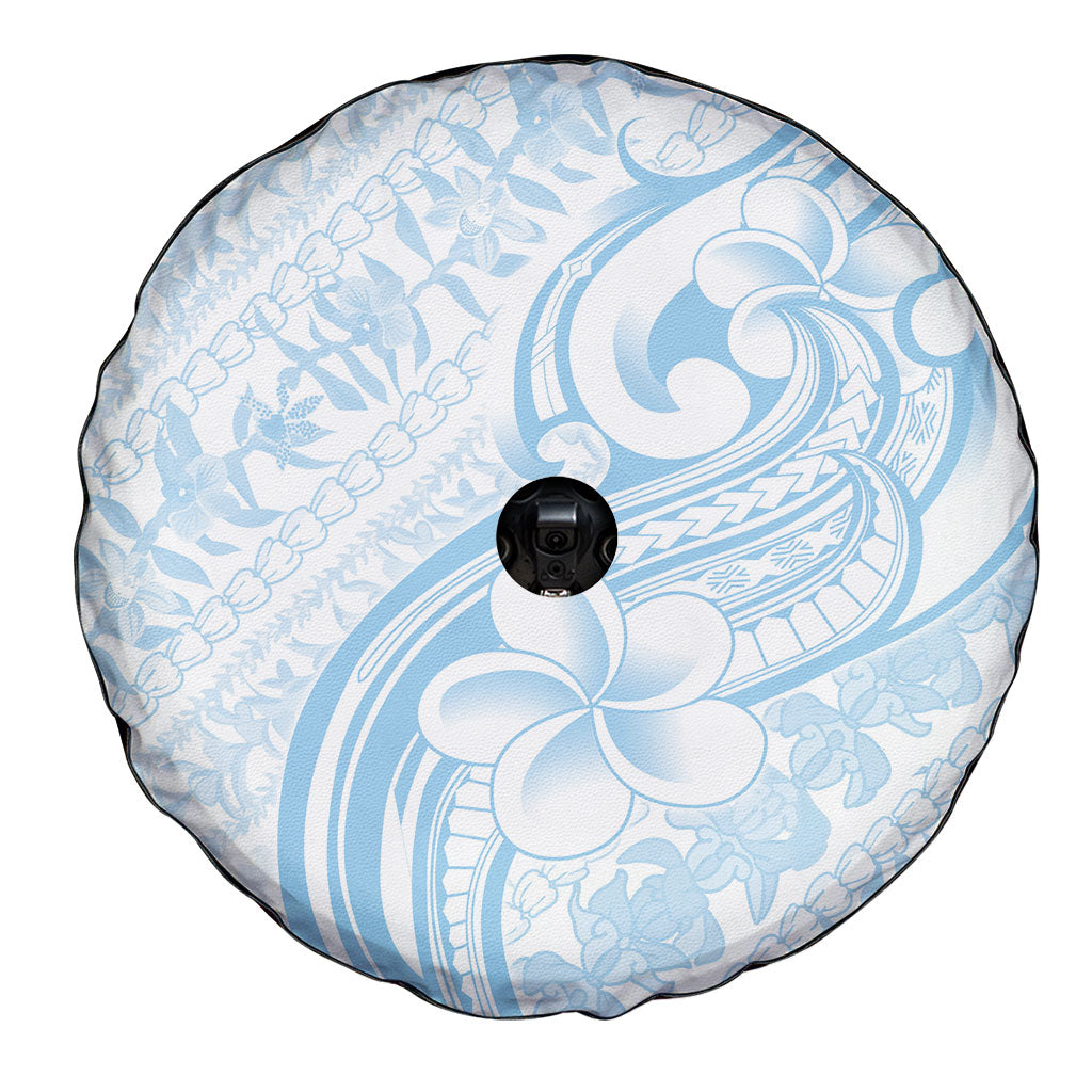 Hawaii Plumeria Lokelani Pikake Lei Spare Tire Cover Uliuli Polynesian Tattoo