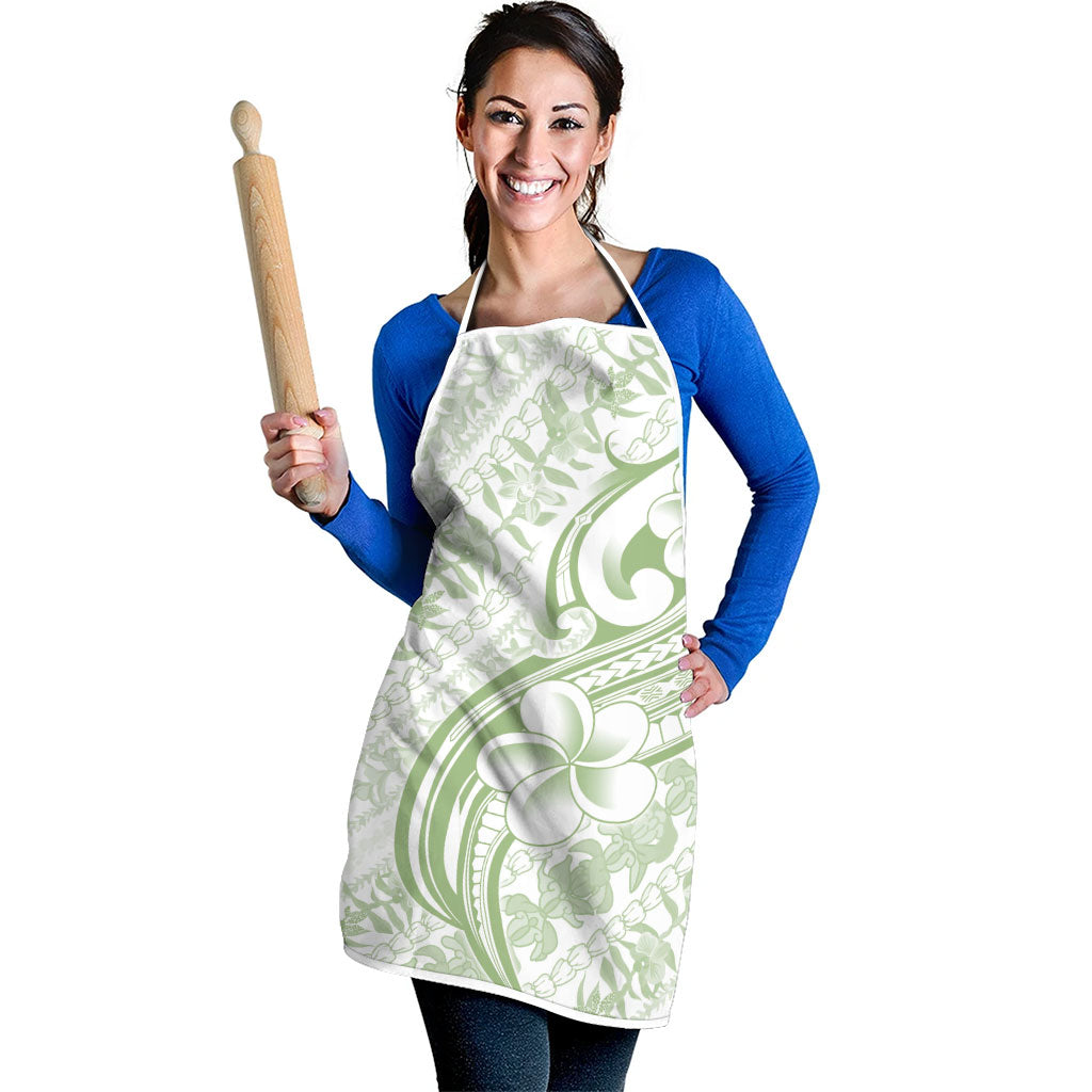 Hawaii Plumeria Lokelani Pikake Lei Apron Oma'oma'o Polynesian Tattoo