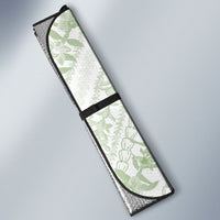 Hawaii Plumeria Lokelani Pikake Lei Auto Sun Shade Oma'oma'o Polynesian Tattoo LT9 - Polynesian Pride