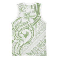 Hawaii Plumeria Lokelani Pikake Lei Basketball Jersey Oma'oma'o Polynesian Tattoo LT9 - Polynesian Pride