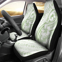Hawaii Plumeria Lokelani Pikake Lei Car Seat Cover Oma'oma'o Polynesian Tattoo LT9 - Polynesian Pride