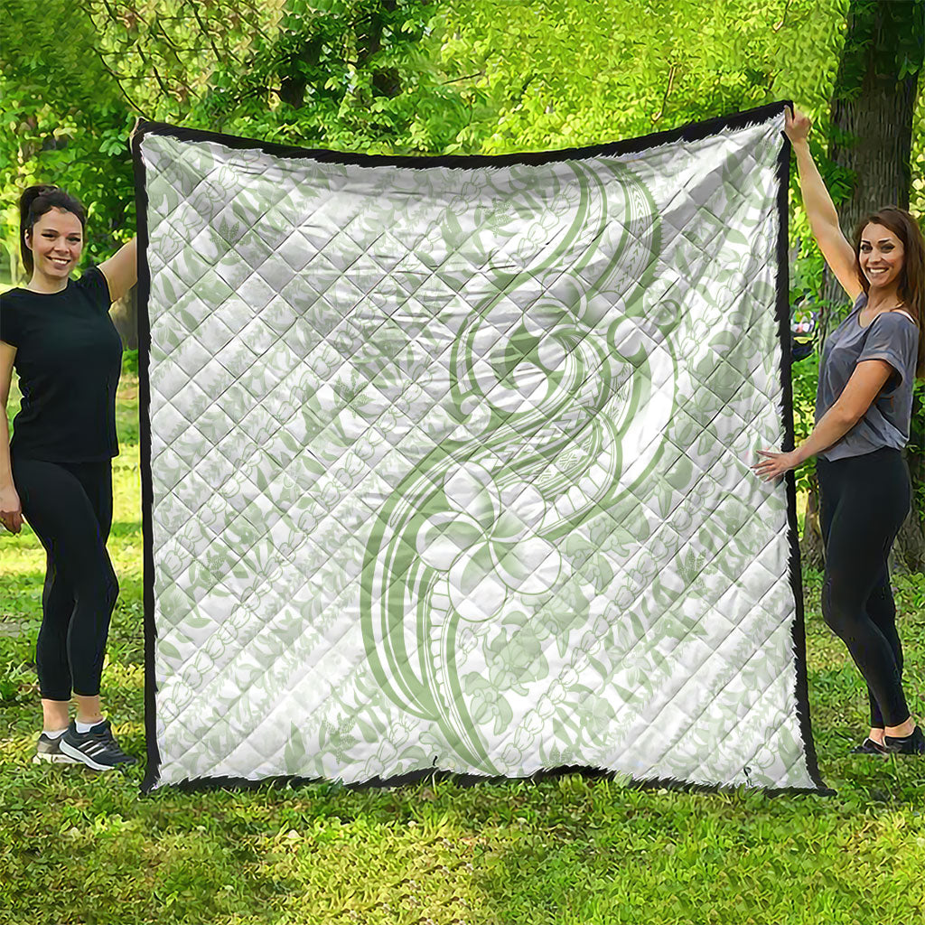 Hawaii Plumeria Lokelani Pikake Lei Quilt Oma'oma'o Polynesian Tattoo
