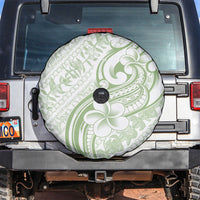 Hawaii Plumeria Lokelani Pikake Lei Spare Tire Cover Oma'oma'o Polynesian Tattoo LT9 Green - Polynesian Pride