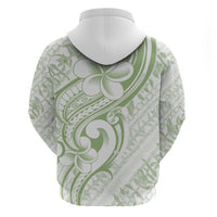 Hawaii Plumeria Lokelani Pikake Lei Zip Hoodie Oma'oma'o Polynesian Tattoo LT9 - Polynesian Pride