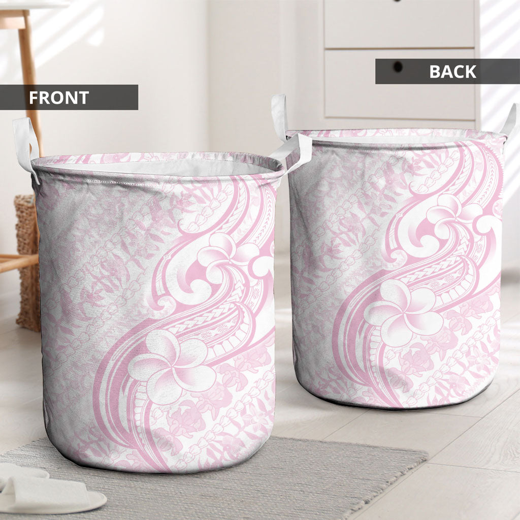 Hawaii Plumeria Lokelani Pikake Lei Laundry Basket Poni Mama Polynesian Tattoo LT9 - Polynesian Pride