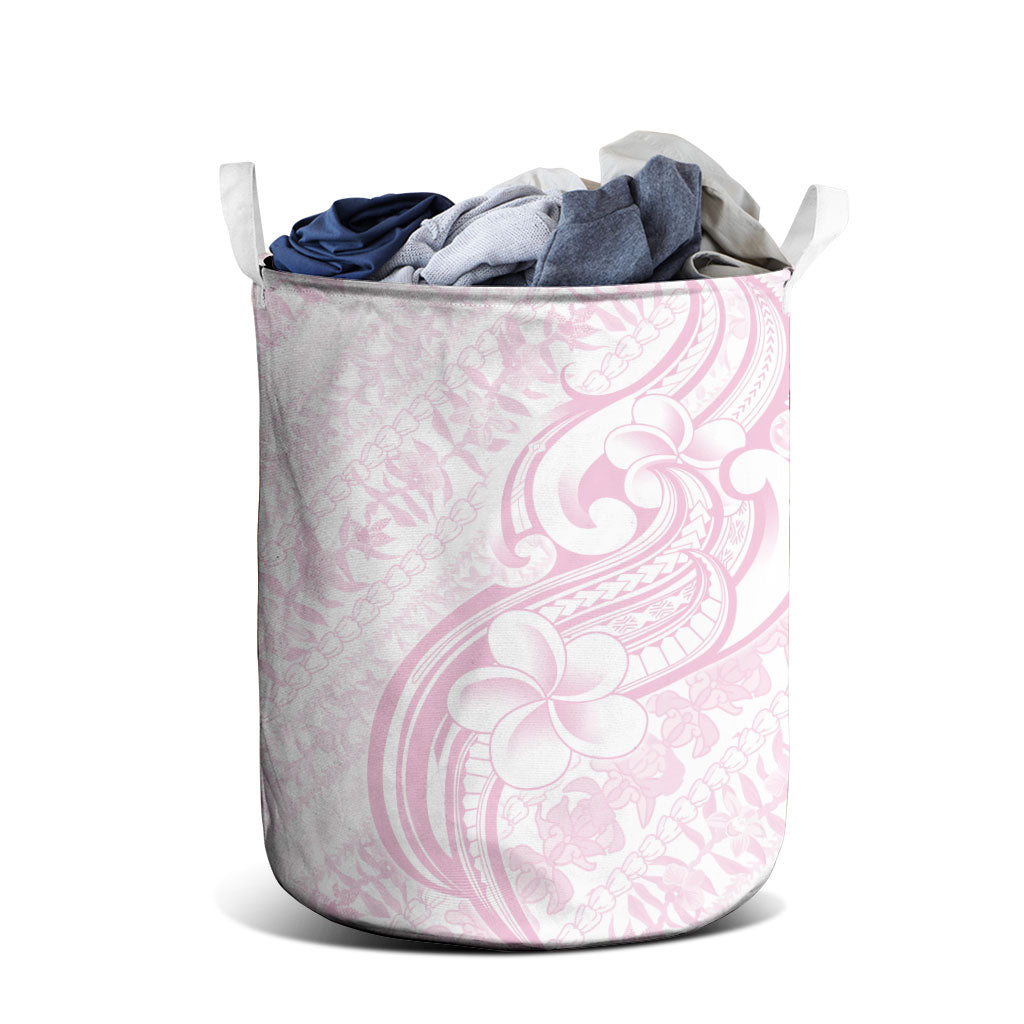Hawaii Plumeria Lokelani Pikake Lei Laundry Basket Poni Mama Polynesian Tattoo LT9 - Polynesian Pride