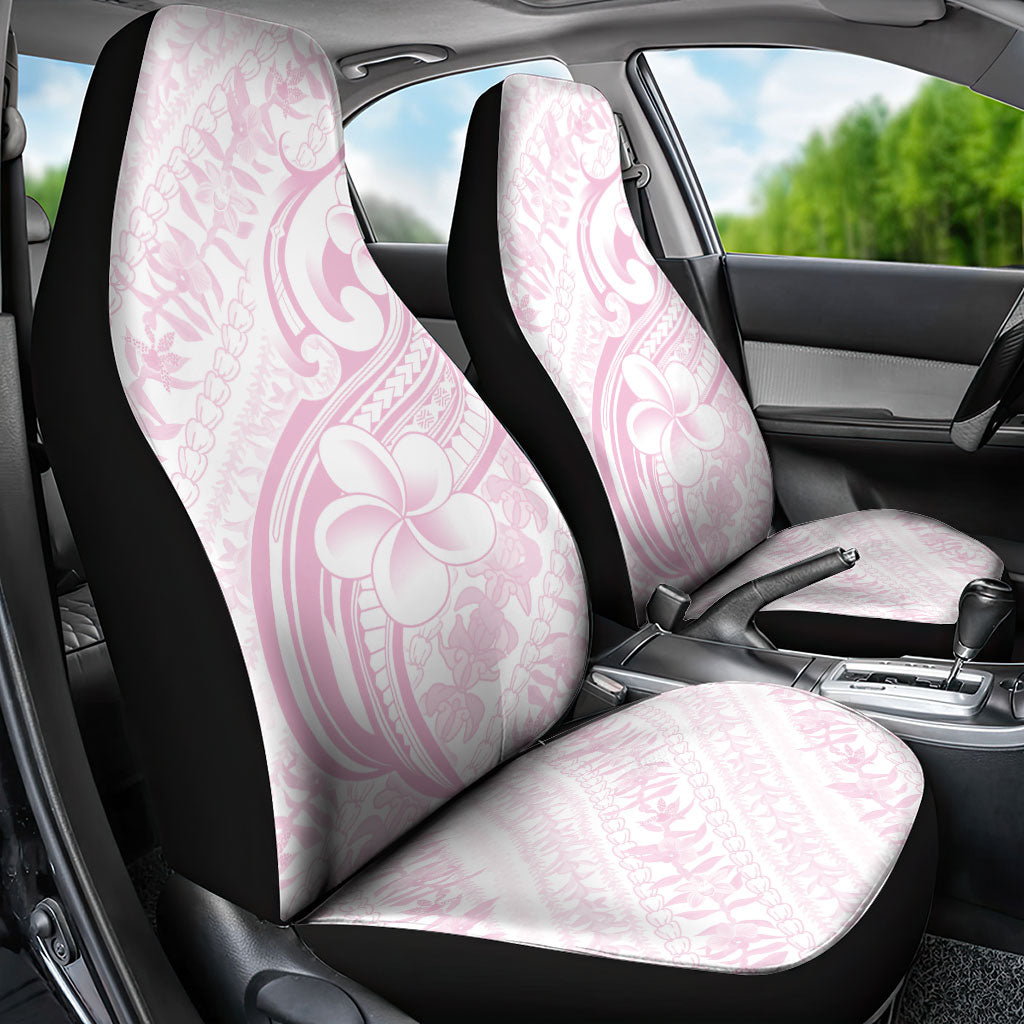 Hawaii Plumeria Lokelani Pikake Lei Car Seat Cover Poni Mama Polynesian Tattoo LT9 - Polynesian Pride