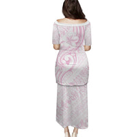 Hawaii Plumeria Lokelani Pikake Lei Family Matching Puletasi and Hawaiian Shirt Poni Mama Polynesian Tattoo LT9 - Polynesian Pride