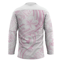 Hawaii Plumeria Lokelani Pikake Lei Hockey Jersey Poni Mama Polynesian Tattoo LT9 - Polynesian Pride