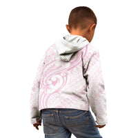 Hawaii Plumeria Lokelani Pikake Lei Kid Hoodie Poni Mama Polynesian Tattoo LT9 - Polynesian Pride
