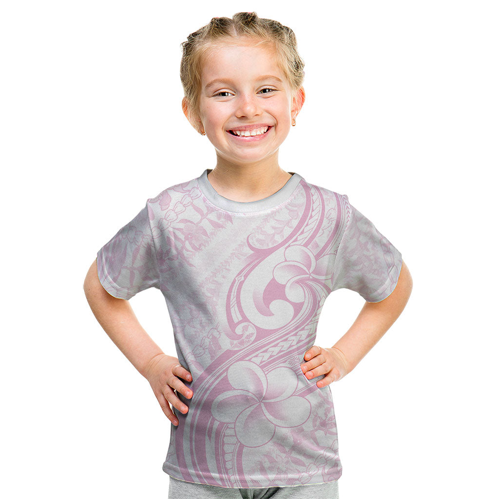Hawaii Plumeria Lokelani Pikake Lei Kid T Shirt Poni Mama Polynesian Tattoo