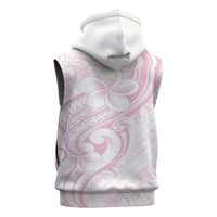 Hawaii Plumeria Lokelani Pikake Lei Sleeveless Zip Hoodie Poni Mama Polynesian Tattoo LT9 - Polynesian Pride