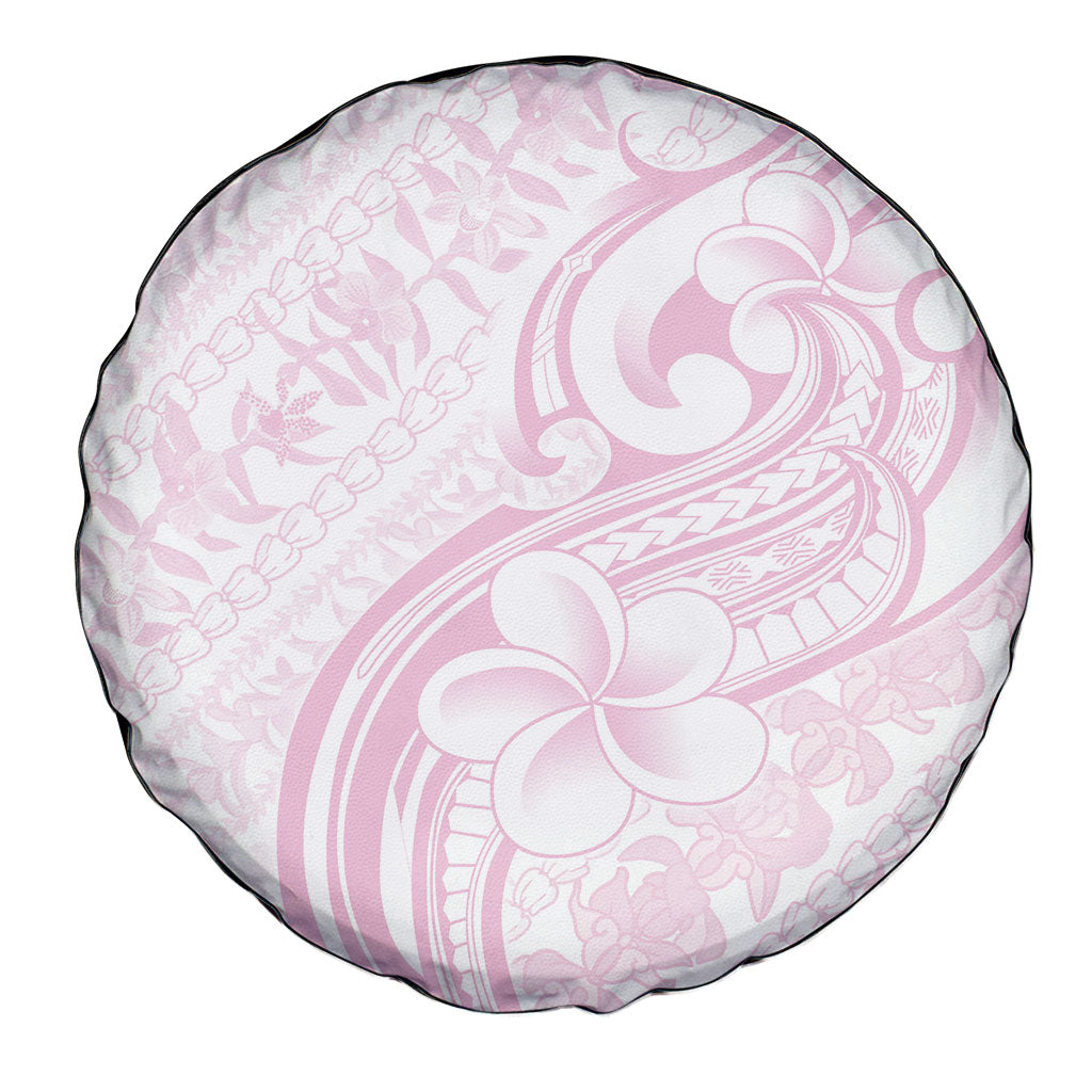 Hawaii Plumeria Lokelani Pikake Lei Spare Tire Cover Poni Mama Polynesian Tattoo LT9 - Polynesian Pride