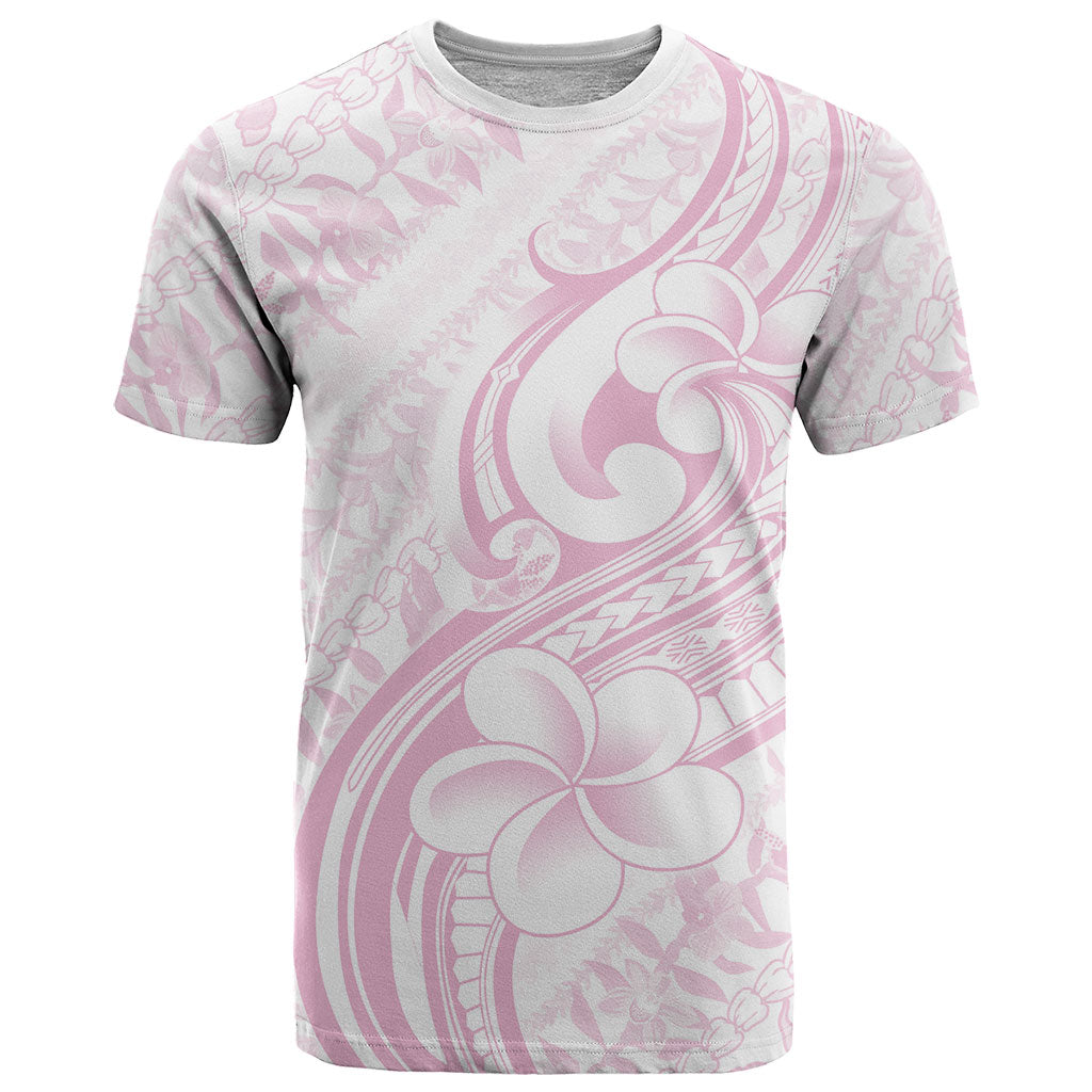 Hawaii Plumeria Lokelani Pikake Lei T Shirt Poni Mama Polynesian Tattoo
