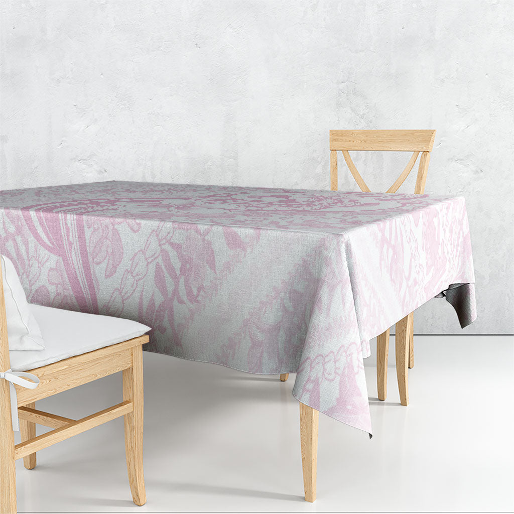 Hawaii Plumeria Lokelani Pikake Lei Tablecloth Poni Mama Polynesian Tattoo