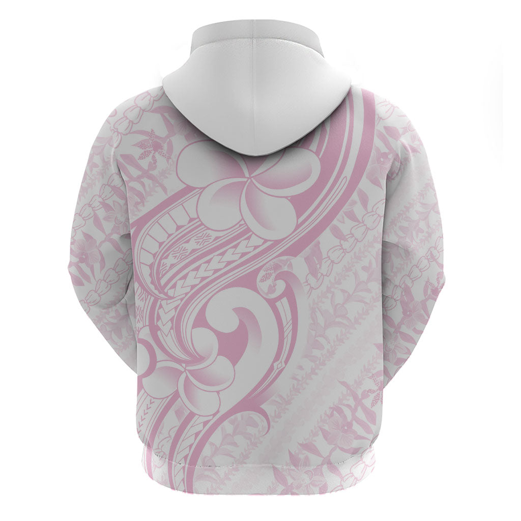 Hawaii Plumeria Lokelani Pikake Lei Zip Hoodie Poni Mama Polynesian Tattoo LT9 - Polynesian Pride