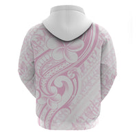 Hawaii Plumeria Lokelani Pikake Lei Zip Hoodie Poni Mama Polynesian Tattoo LT9 - Polynesian Pride