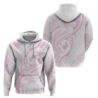 Hawaii Plumeria Lokelani Pikake Lei Zip Hoodie Poni Mama Polynesian Tattoo LT9 - Polynesian Pride